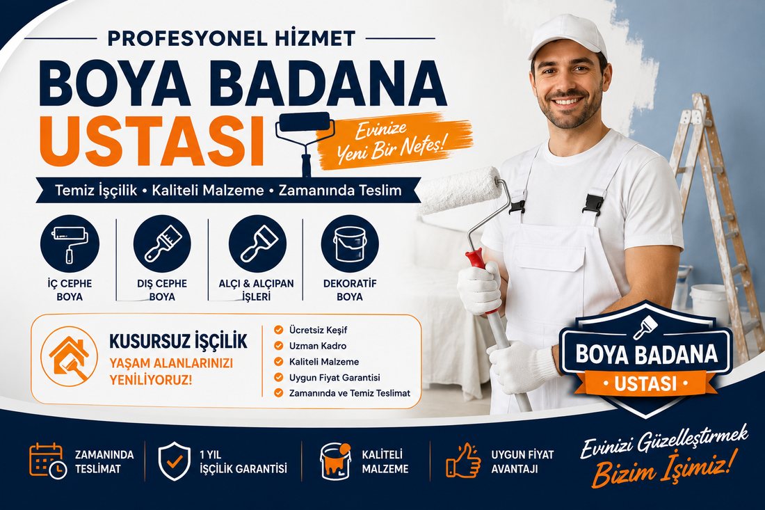 Kazımdirik boya badana ustası – profesyonel boyacı